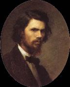 Ivan Nikolaevich Kramskoy Self-Portrait oil painting artist